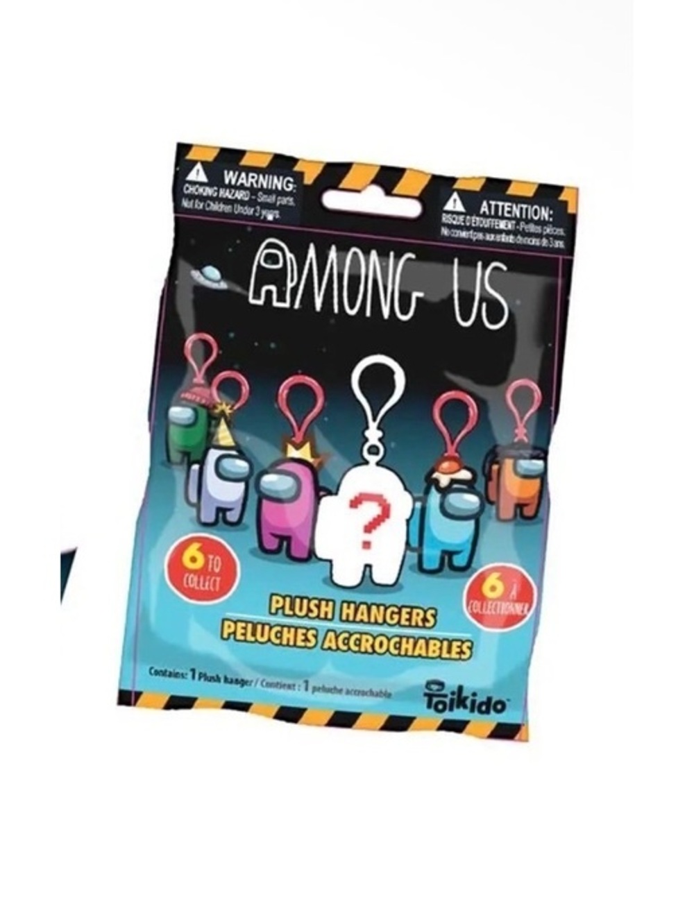 Among Us Toikido Plush Hanger Mystery Blind Bag NEW Sealed 1 of 6